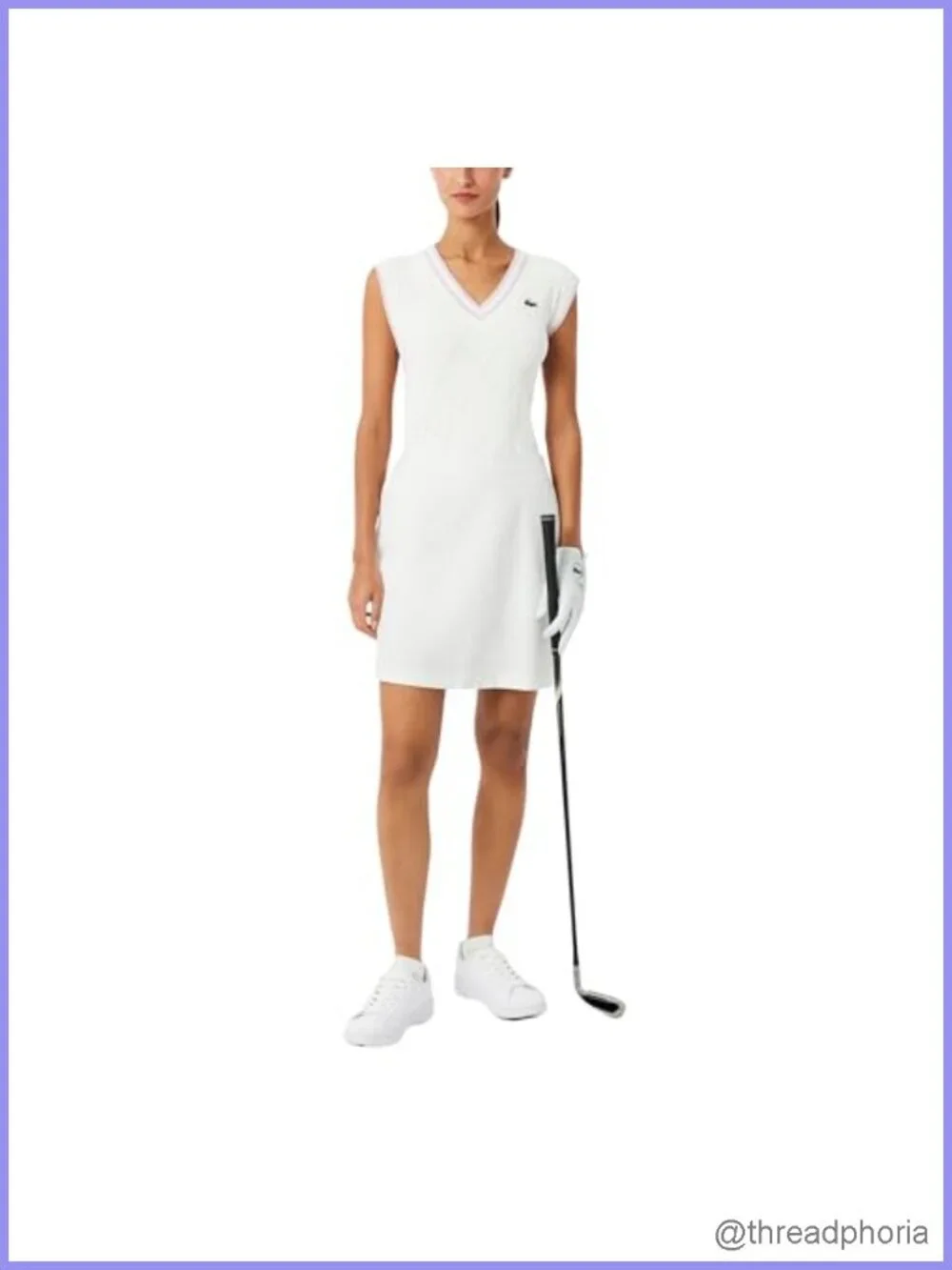 Sleeveless Golf Sweater Vest Women's V-Neck Knit Stretch
